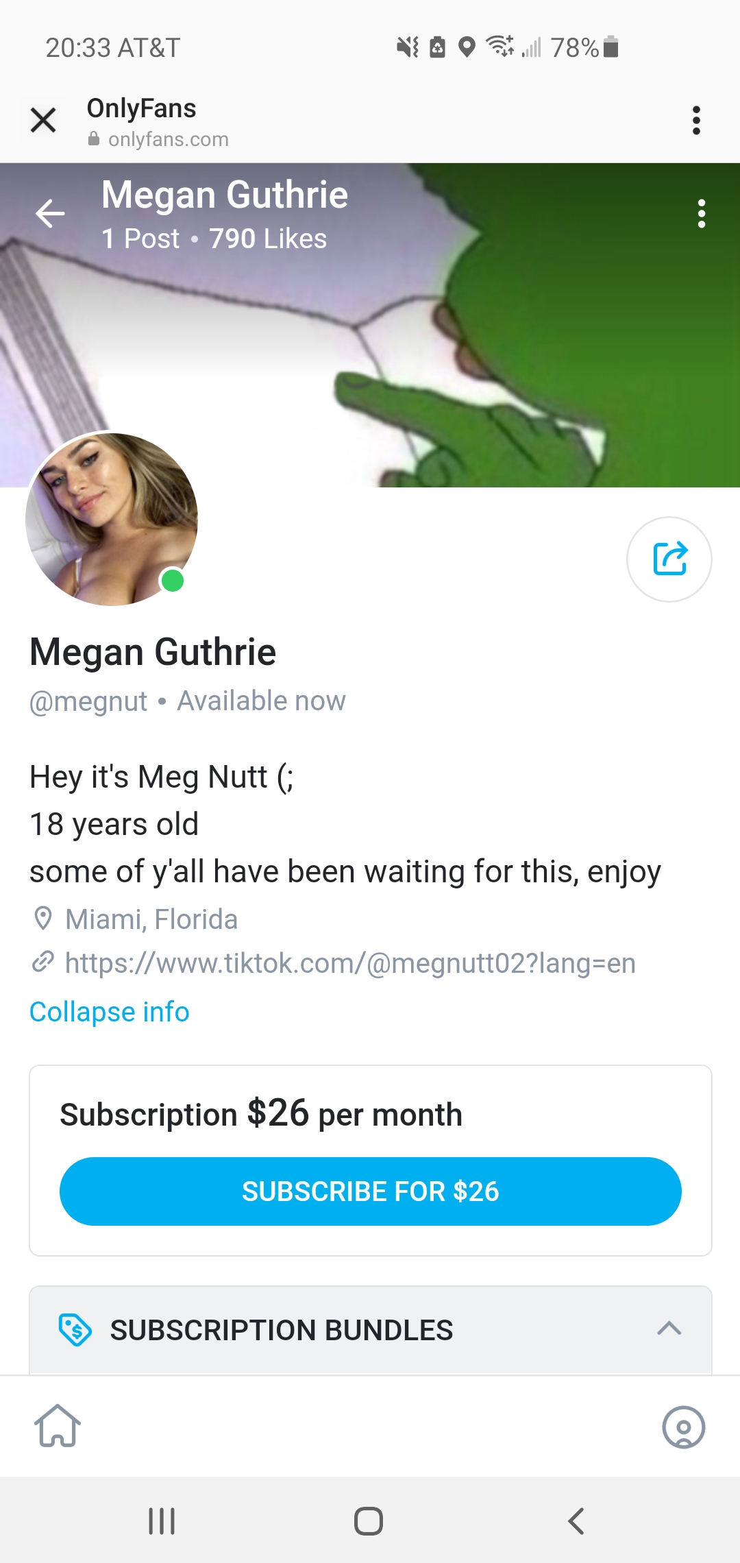Meg nut onlyfans