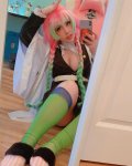 -- on Instagram_ _I_m gonna redo mitsuri soon-- Also this isn_t sponsored but my wig is from _...jpg